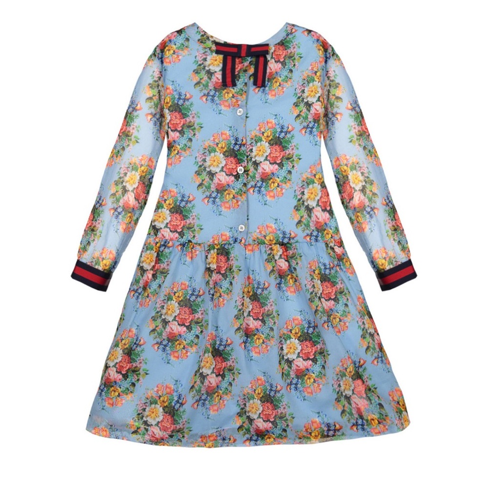 Floral girls Gucci dress 5YR